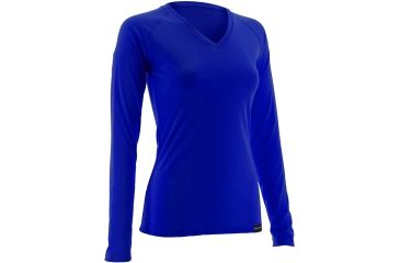 Image of HUK Womens LoPro Performance Long Sleeve, Royal H1200061RYLXS