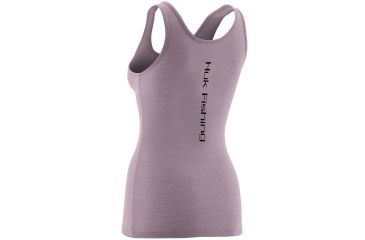 Image of HUK Womens Script Logo Tank, Spring Pink Heather H1000084SPHXS