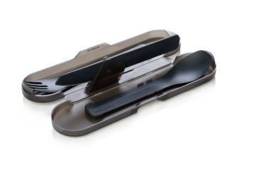 Image of Human Gear GoBites Utensil, Trio with Case, Gray, HG0420