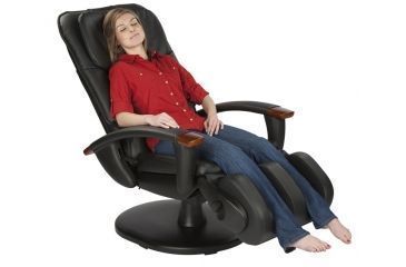 Image of Human Touch HT-102-100-021 HT-102 Massaging Recliner Chair - Black
