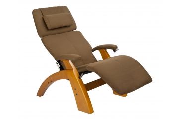 Image of Human Touch Perfect Chair with Maple Base and Cashew SofSuede Chair Pads