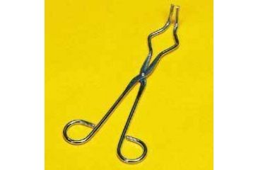 Image of Humboldt Manufacturing Double Bend Crucible Tongs H-23385 Nickel Chrome, Electropolished