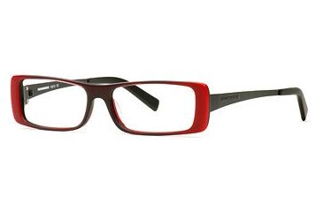 Image of HUMMER Eyegear HU H2010 SEHU 201000 Eyeglass Frames - Red SEHU 2010005545 RD