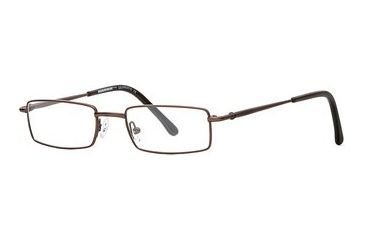 Image of HUMMER Eyegear HY Gear Ratio SEHY GEAR00 Eyeglass Frames - Brown SEHY GEAR004635 BN