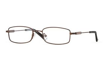 Image of HUMMER Eyegear HY Suspension SEHY SUSP00 Eyeglass Frames - Matte Brown SEHY SUSP004725 BN
