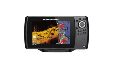 Image of Humminbird 7 CHIRP MEGA DI Fishfinder/GPS Combo G3 w/Navionics+ &amp; Transom Mount Transducer HELIX 73575