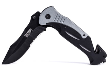 Image of Humvee Recon Serrated Blade with Rear Glass Breaker, Black and Grey HMV-KTR-12