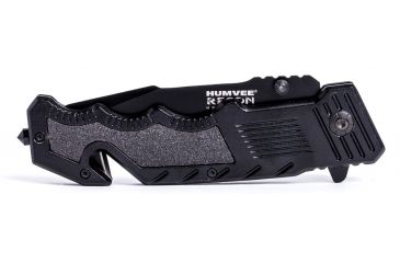 Image of Humvee Recon Serrated Blade with Rear Glass Breaker, Black HMV-KTR-13