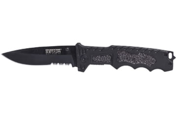 Image of Humvee Recon Serrated Blade with Rear Glass Breaker, Black HMV-KTR-01
