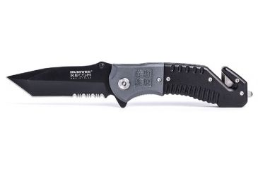 Image of Humvee Recon Serrated Blade with Rear Glass Breaker, Black and Grey HMV-KTR-08
