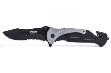 Image of Humvee Recon Serrated Blade with Rear Glass Breaker, Black and Grey HMV-KTR-12