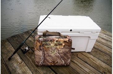 Image of Hunt Comfort Specialist Super Light GelCore Folding Seat, Realtree Extra Camo, 16x4x2.5in HCSC80G