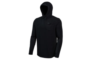 Image of Hunt SUN RIVER BAMBOO HOODIE - BLACK, MKC-001440