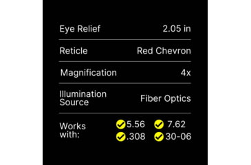 Image of Hunt World USA Saturn 4x32mm Tactical Rifle Scope, 32mm Tube, Prismatic, Black, NSN -, S4x32