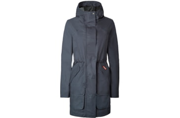 Image of Hunter Boots Original Cotton Hunting Coat - Women's-Navy-X-Small