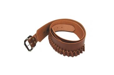 Image of Hunter Company Adjustable Cartridge Belt, Chestnut Tan Leather, 45 Caliber, 25 Capacity, 3458-45