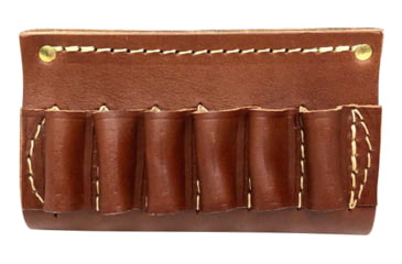 Image of Hunter Company Cartridge Belt Slide, 6 Loop, .45 Caliber, Straight Wall, Chestnut Tan, 0650, Chestnut Tan, 650
