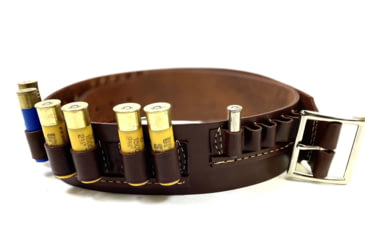 Image of Hunter Company Combination Cartridge Belt, 2.5in, Antique Brown, Small, 027-154S, Antique Brown, 027-154S
