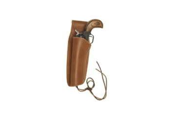 Image of Hunter Company Frontier Leather Holster for Large Frame D.A. Revolvers, 5.5-6in Barrel Length, Left Hand, Chestnut Tan, 1060F18L, Chestnut Tan, 1060F18L
