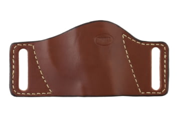 Image of Hunter Company Leather Belt Slide Holster, S&amp;W M&amp;P, Ruger Sr9, SR40, P93, P94, P95, Similar Semi Auto Frames, Chestnut Tan, Medium, Chestnut Tan, 1504