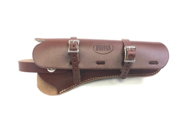 Image of Hunter Company Scoped Handgun Holster for Large Frame Single Action Firearms, Chestnut Tan, 068-100-10