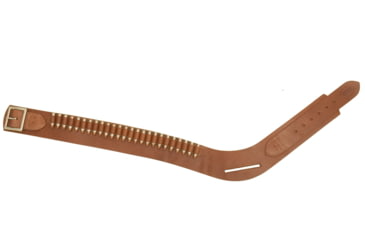 Image of Hunter Company Single Buscadero Belt, .38 Caliber, Left Hand, Chestnut Tan, Small, 0158LS, Chestnut Tan, 0158LS