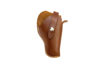Image of Hunter Company Sure-Fit Leather Belt Holster for Small/Medium Double Action Revolvers, Chestnut Tan, 2200-1L