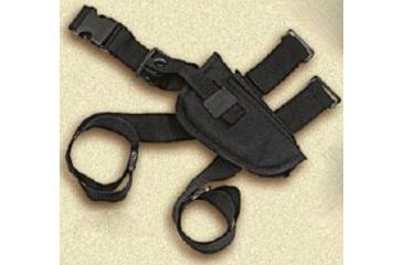 Image of Hunter Company Tactical Syle Leg Holster, 4 in, Black, 1285-1