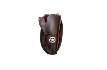 Image of Hunter Company Western Single Loop Holster w/ Concho, Large Frame Single Action Firearms, 5.5-6.5in Barrels, Right Hand, Antique Brown, 1082C-40, Antique Brown, 1082C-40