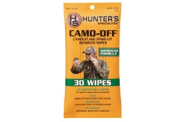Image of Hunters Specialties Camo-Off Make-Up Remover Pads 30 Wipes
