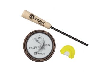 Image of Hunters Specialties Raspy Old Hen Glass With Carbon Striker Includes Premium Flex Raspy Old Hen Diaphragm Call
