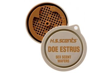 Image of Hunters Specialties Scent Wafers Doe Estrus 3 Per Pack 01001