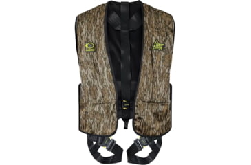 Image of Hunter Safety System Treestalker Harness, Mossy Oak Bottomland, Large/Extra Large, TREE-M-L/XL