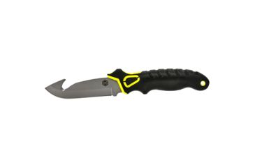 Image of Hunters Specialties CommandGrip Fixed Blade Knife w/Guthook, Black, 100049