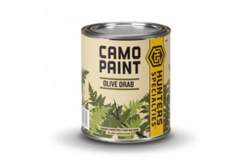 Image of Hunters Specialties Permanent Camo Paint, Quart, Olive Drab, Camo, HS-00362