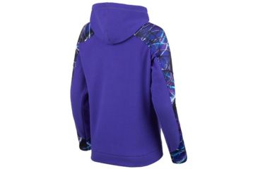 Image of Huntworth 2-Tone Anti-Pill Fleece 1/4 Zip Hoodie - Womens, Violet/Huntworth Ultraviolet, Extra Large E-958-W-31UV/VT-XL