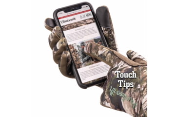 Image of Huntworth Ansted Mid Weight Hunting Glove - Womens, Plush Fleece Lined, Tarnen, Large, E-1207-L-TRN-L