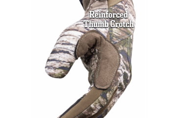 Image of Huntworth Ansted Mid Weight Hunting Glove - Womens, Plush Fleece Lined, Tarnen, Large, E-1207-L-TRN-L