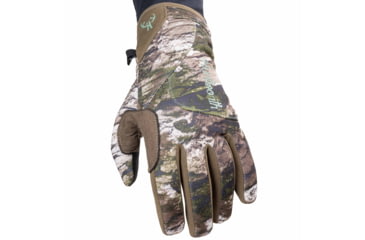 Image of Huntworth Ansted Mid Weight Hunting Glove - Womens, Plush Fleece Lined, Tarnen, Large, E-1207-L-TRN-L