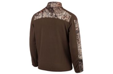 Image of Huntworth Anti-Pill Fleece 1/4 Zip Pullover - Mens, Coffee/Hiddn, 2XL E-957-CF/HDN-2XL