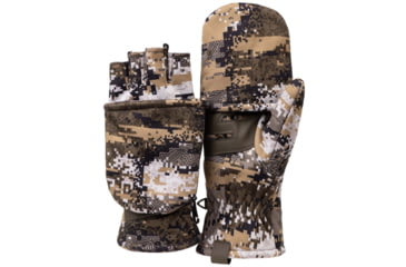 Image of Huntworth Barrow Heat Boost Windproof Softshell Hunting Glove - Mens, Disruption, Large, E-1436-DC-L
