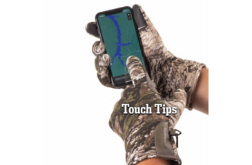 Image of Huntworth Barrow Heat Boost Windproof Softshell Hunting Glove - Mens, Tarnen, Extra Large, E-1433-TRN-XL