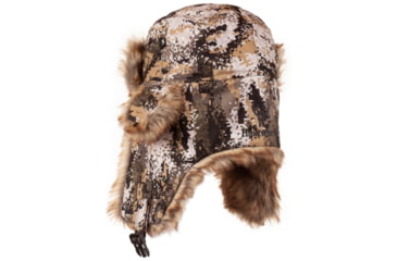 Image of Huntworth Blackfoot Waterproof Thinsulate Insulated Faux Fur Camo Trapper Hat - Mens, Disruption, Extra Large, E-5536-DC-XL