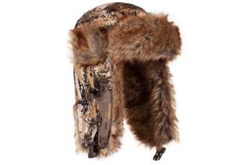 Image of Huntworth Blackfoot Waterproof Thinsulate Insulated Faux Fur Camo Trapper Hat - Mens, Disruption, Extra Large, E-5536-DC-XL