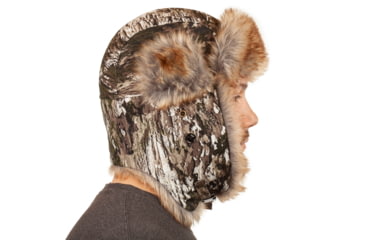 Image of Huntworth Blackfoot Waterproof Thinsulate Insulated Faux Fur Camo Trapper Hat - Mens, Tarnen, Extra Large, E-5536-TRN-XL