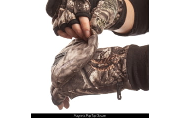 Image of Huntworth Douglas Hunting Pop Top Glove - Womens, Hidden, Large, E-06-L-HDN-L