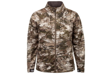 Image of Huntworth Elkins Mid Weight Windproof Soft Shell Jacket Grid Fleece Interior - Mens, Tarnen, Large, E-9501-TRN-L