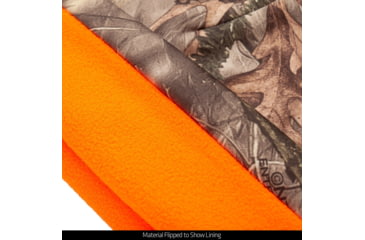 Image of Huntworth Galena Heavy Weight Reversible Performance Fleece Beanie Hat - Kids, Hidden/Blaze, One Size, E-5540-Y-HDN/BZ