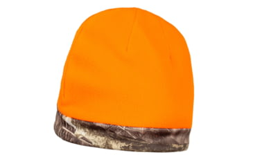 Image of Huntworth Galena Heavy Weight Reversible Performance Fleece Beanie Hat - Kids, Hidden/Blaze, One Size, E-5540-Y-HDN/BZ