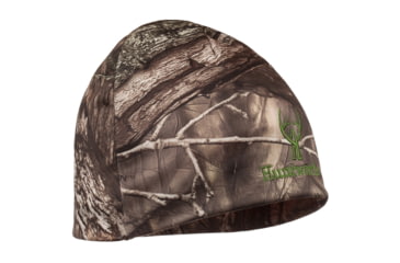 Image of Huntworth Galena Heavy Weight Reversible Performance Fleece Beanie Hat - Kids, Hidden/Blaze, One Size, E-5540-Y-HDN/BZ